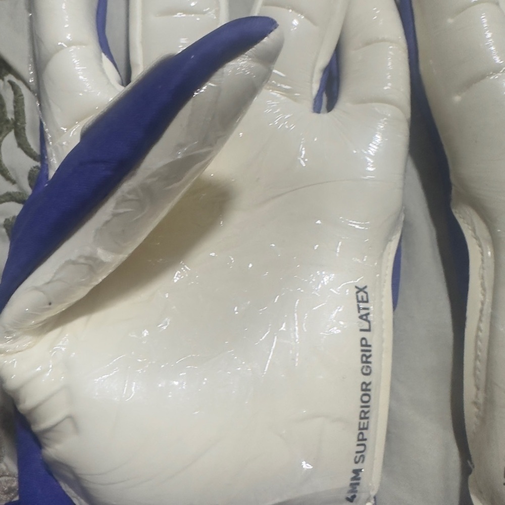 New $140 MSRP Puma Ultra Ultimate Hybrid Cut Goalie Gloves Blue 11 041948 01 - Picture 10 of 10